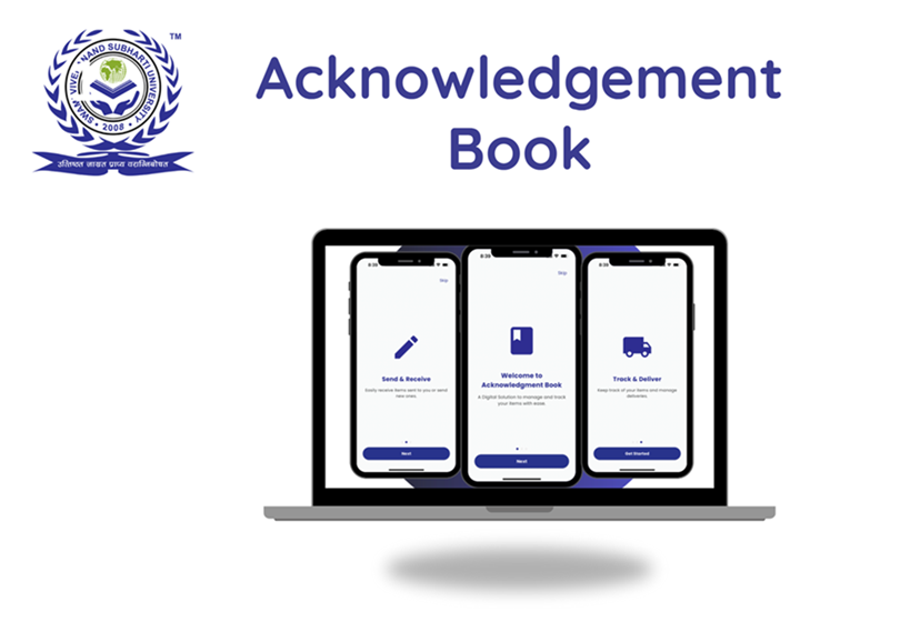 Acknowledgement Book Banner